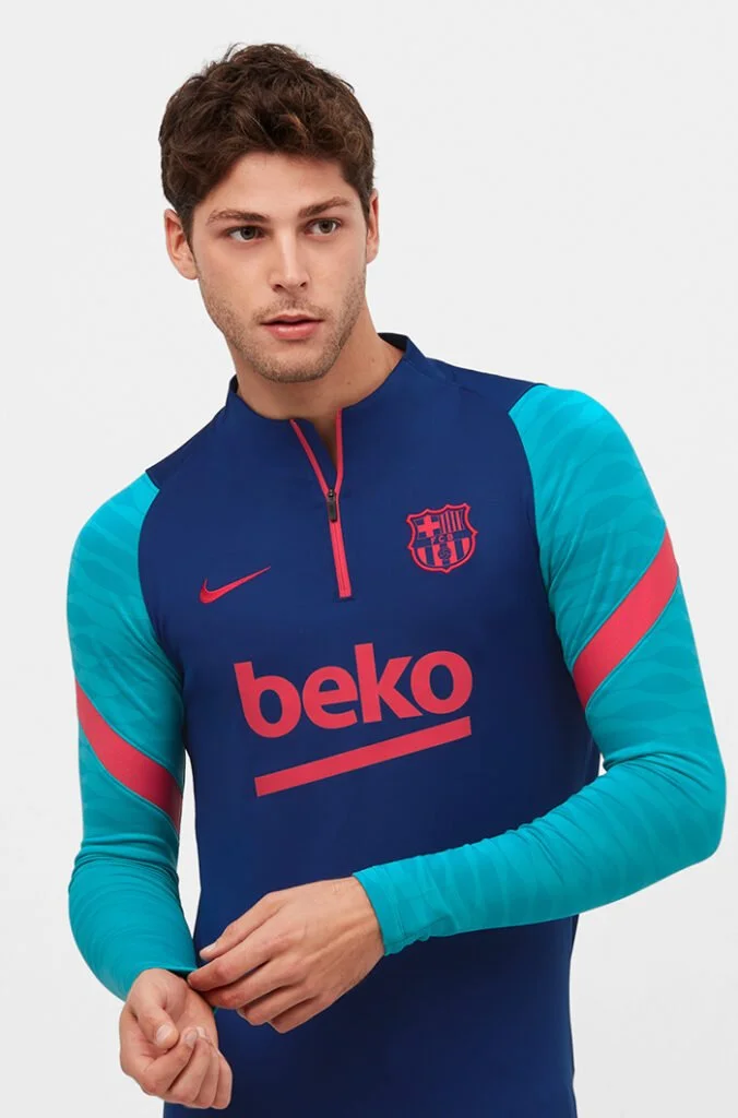 Ropa de entrenamiento azul y turquesa — estilismo de Manel Guisado